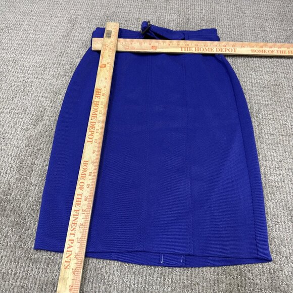 Ann Taylor Skirt Purple Belted Women’s Size 0 Petite NWT - Picture 2 of 11